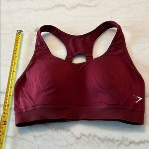 Gymshark Medium Burgundy Sports Bra